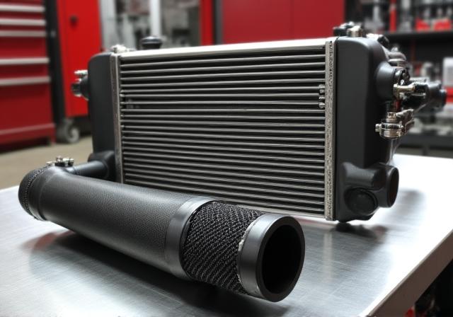 Intercooler and performance intake installation